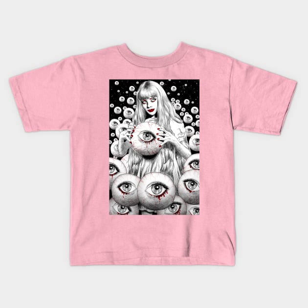 Spirits Of The Dead Kids T-Shirt by VeronicaLux